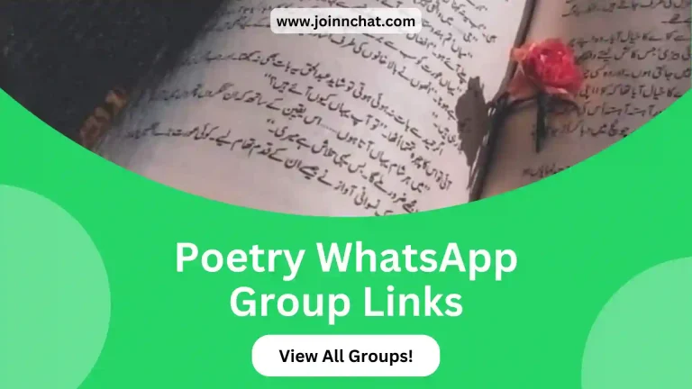 Poetry WhatsApp Group Links